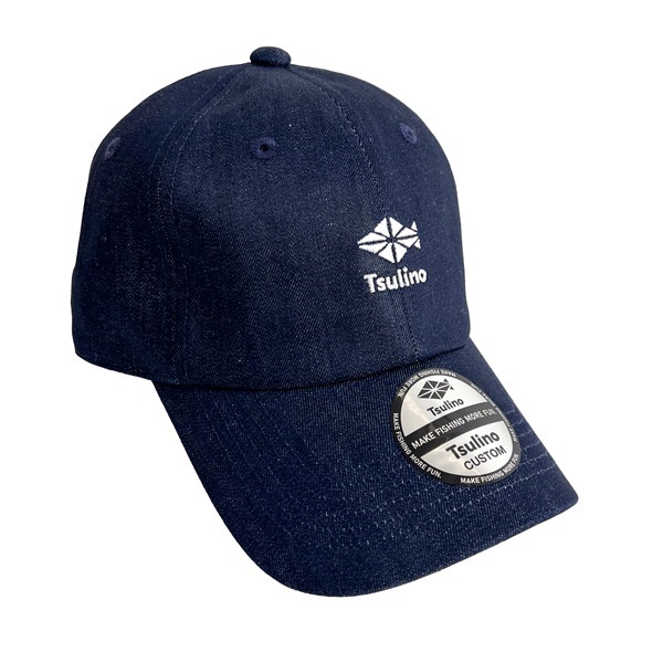 ウォッシュドローキャップ(デニム)